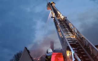 Gebäudebrand Strasburg