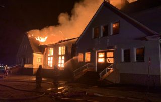Gebäudebrand Strasburg