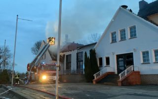 Gebäudebrand Strasburg